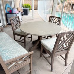 Restoration Hardware Outdoor Dining Set -$1500 OBO