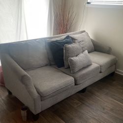 Grey Love Seat Sofa