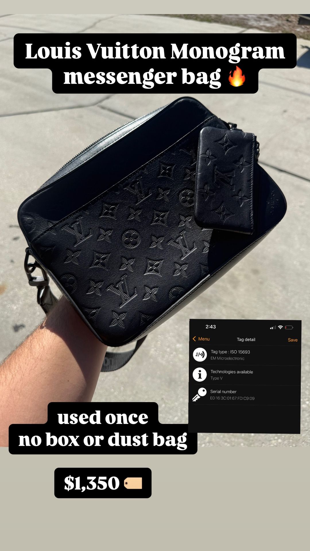 Louis Vuitton Monogram messenger bag