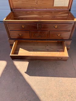 Vintage cedar chest