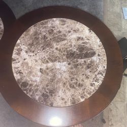 Coffee Table And End Tables 