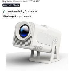 Magcubic Mini Projector with Wifi and Bluetooth, Built-in Android 13, Portable Smart 1080P Projector with 4K Support,