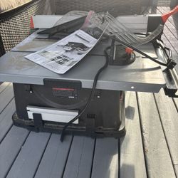Table Saw And Every Thing On The Table