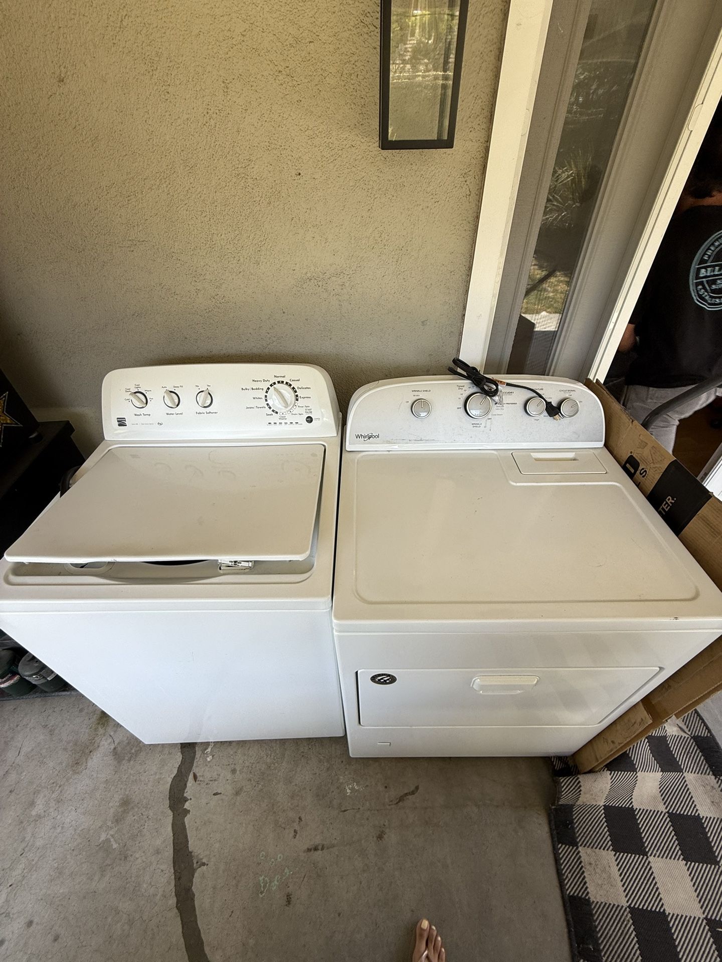 Kenmore Washer And Whirlpool Dryer For Sale
