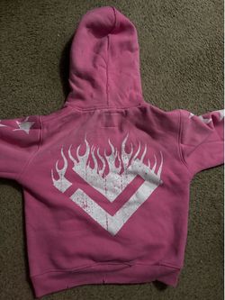 Pink illest hoodie size xs