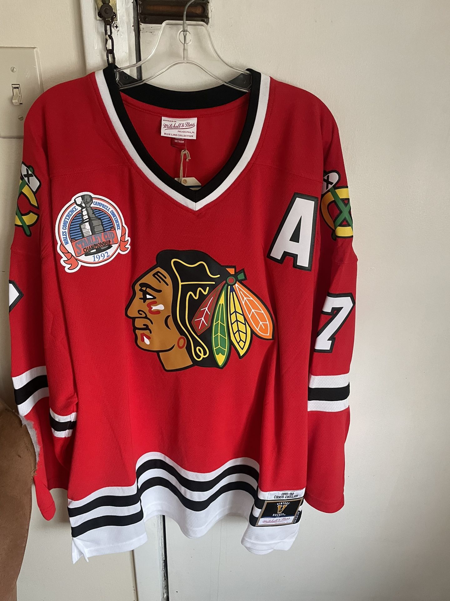 Chris Chelios Chicago Blackhawks Mitchell Ness Men's NHL Stanley