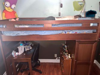 Twin loft bed