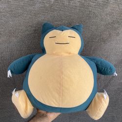 Pokemon Snorlax Plush 18” Jumbo Large Stuffed Animal Toy Factory Nintendo 2022