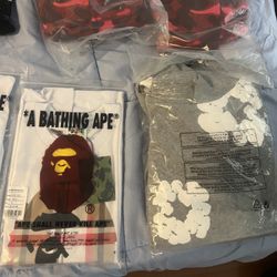 Denim Tear Hoodie Grey