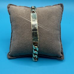 14k Cuban Link ID Bracelet 