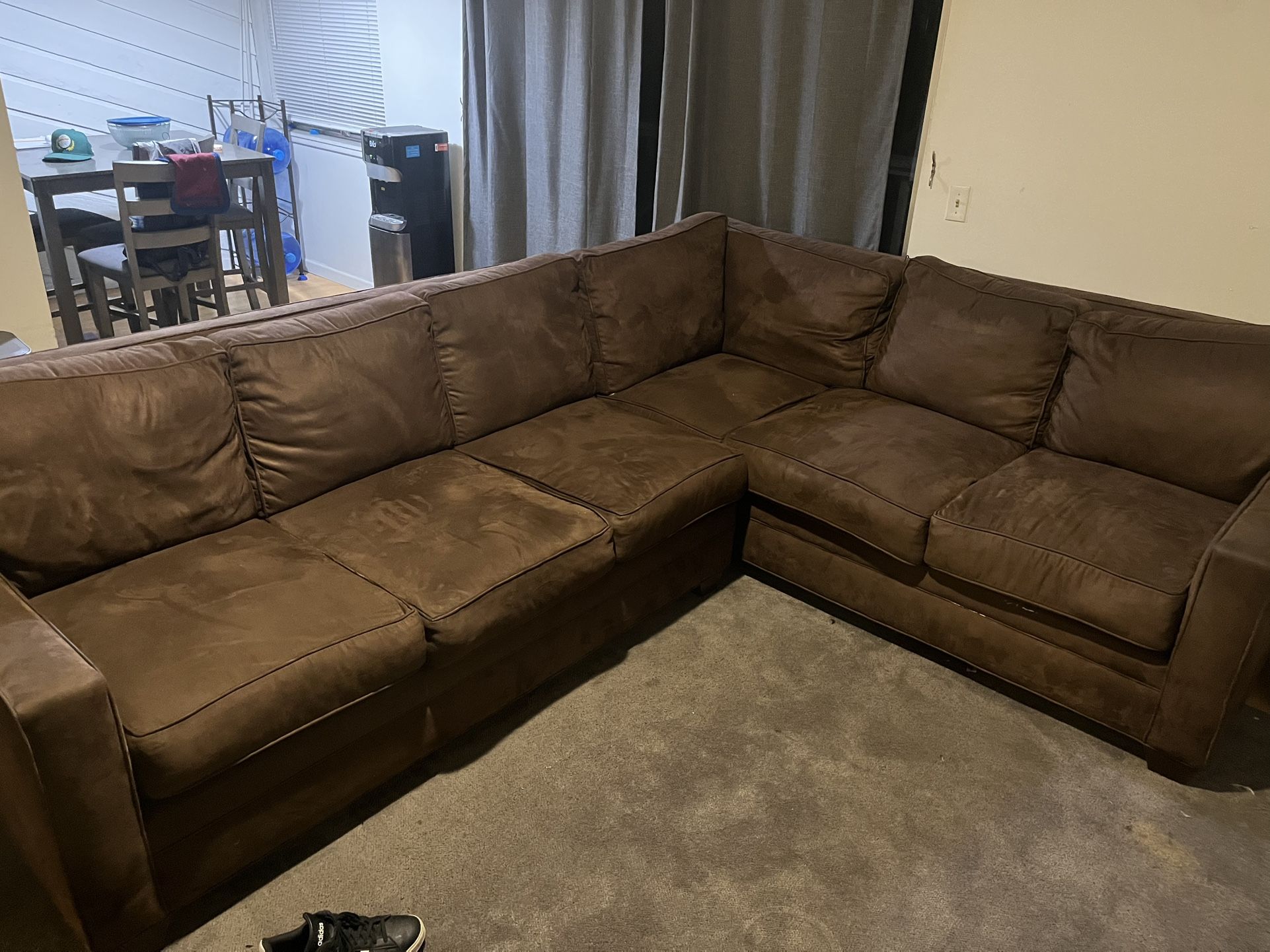 Brown Sectional Couch