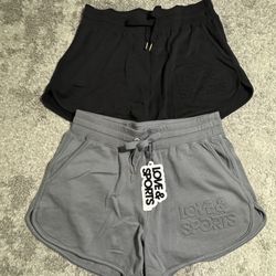 2 Brand New Women’s Reebok Shorts Size L For $20!