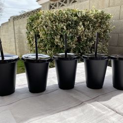 Black Mini Cups Bundle Of 5