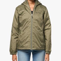 Columbia Sherpa Lined Olive Green Women's Jacket