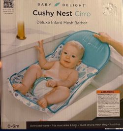 Baby Delight Cushy Nest Cirro Deluxe Infant Mesh Bather