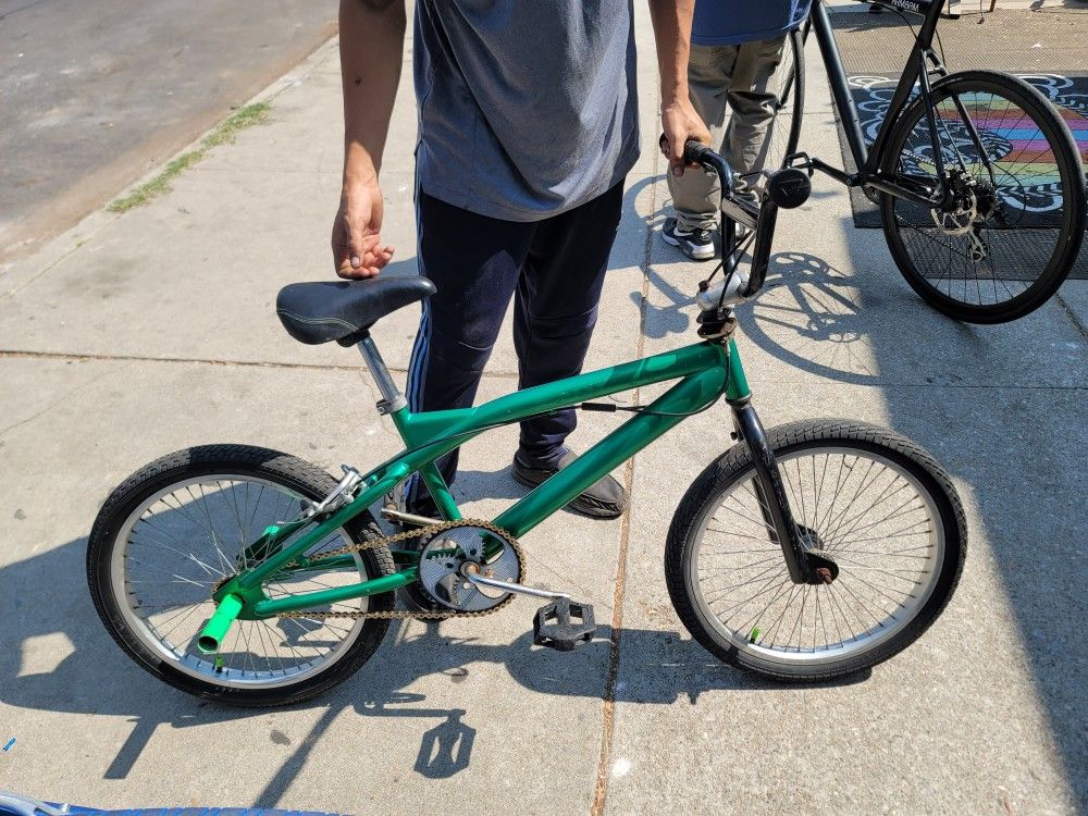 Green Refurbished Bmx 20 In Ready To Use Bicycle Als Re Cycles In