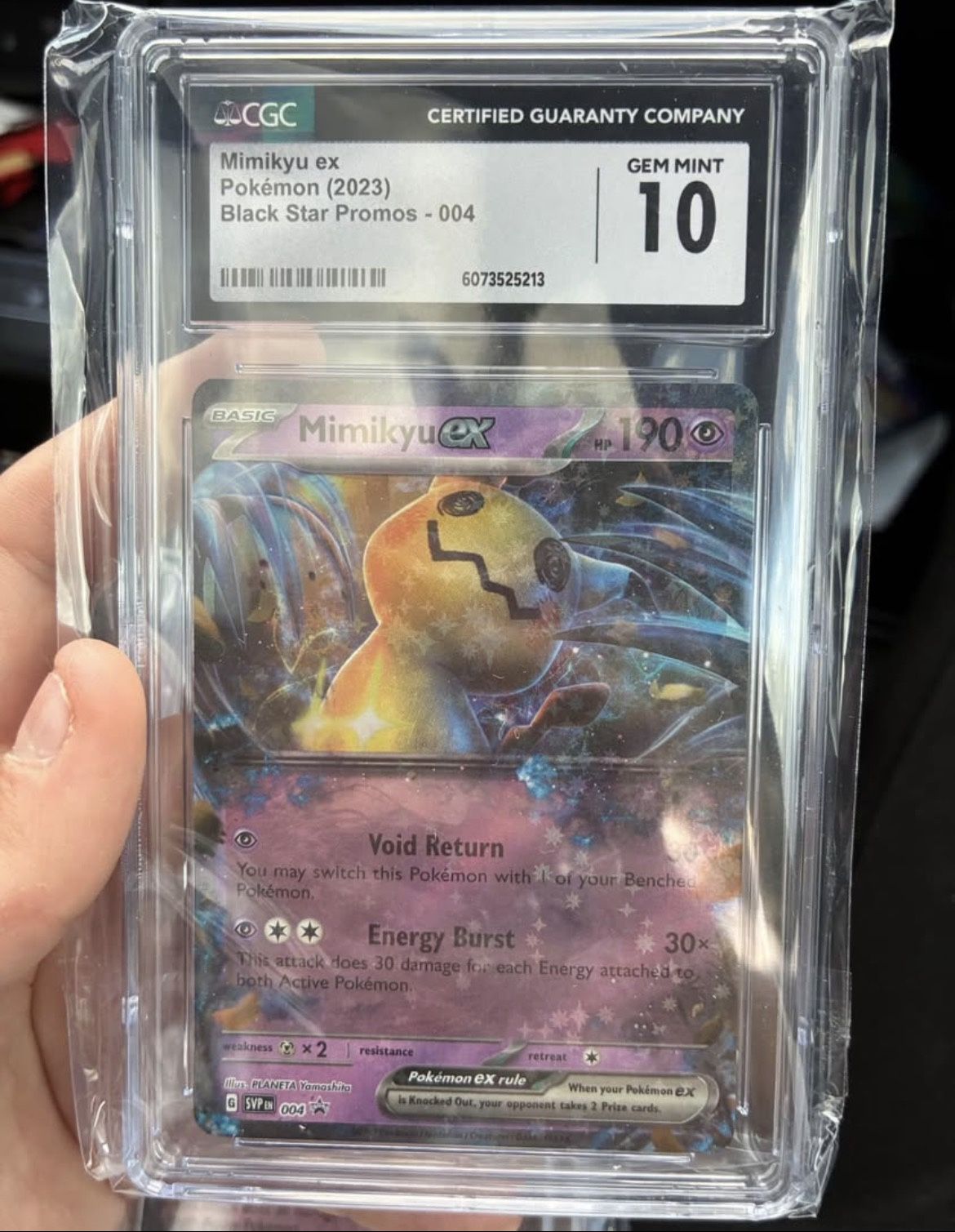 Mimikyu ex Black Star Promo CGC 10 x2 - Will Negotiate 