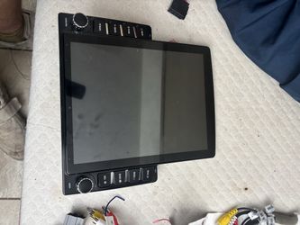 Double dim android car station with  back up cams