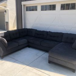 Dark Grey Sectional 