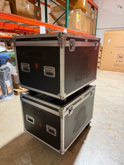 2 Rolling Road Cases | Heavy Duty Equipment Storage