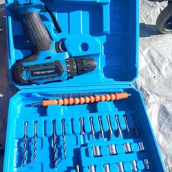 Power Tool -Brand New Drill X 36V Lithium Ion Cordless Power Drill Kit Complete 