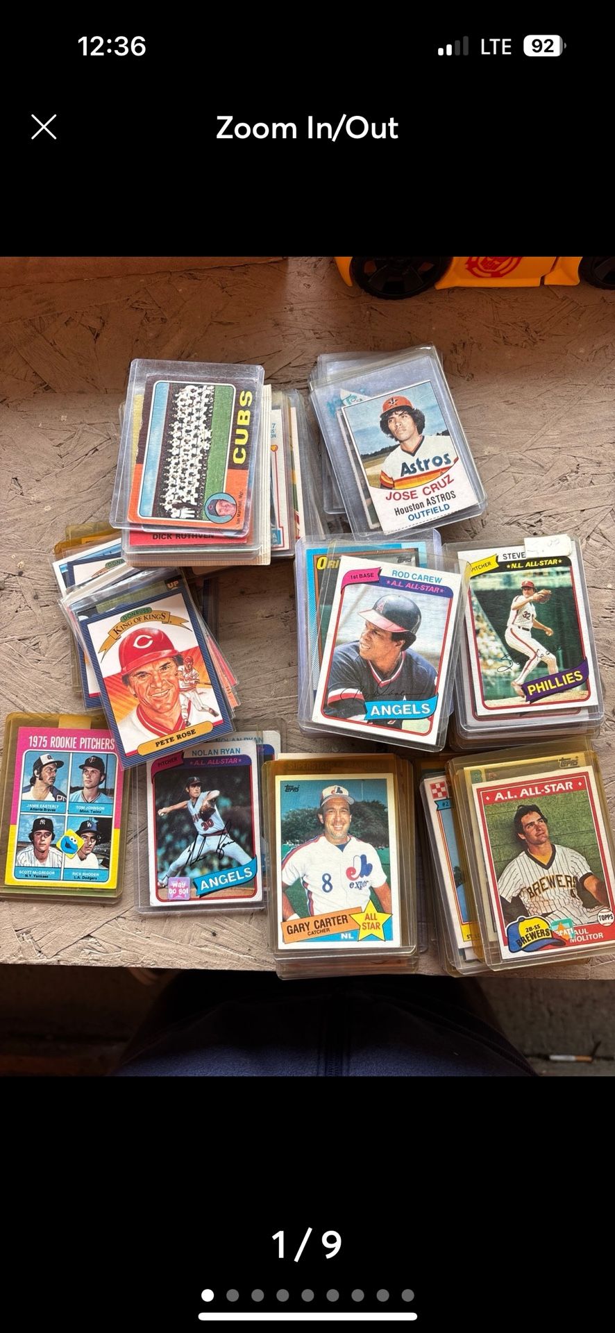 1970’s-1980’s Baseball Hall of Fame Card Lot in sleeves & top loaders. 120 cards