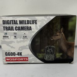 WOSPORTS Trail Camera, 48MP 4K 0.2S Trigger Motion Activated