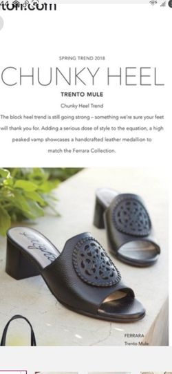 Brighton Trento black mules