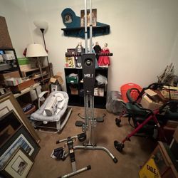 Inova MaxiClimber Classic Vertical Resistance Climber & Exercise Cardio Workout System (Free Small Pedal Exerciser)