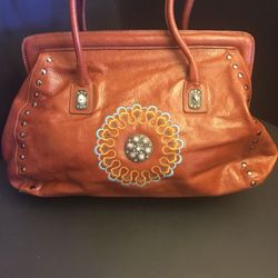 Leather Sharif Shoulder Purse