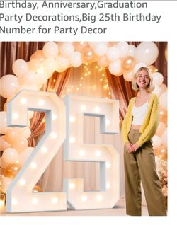 25 Sign w/LED lights