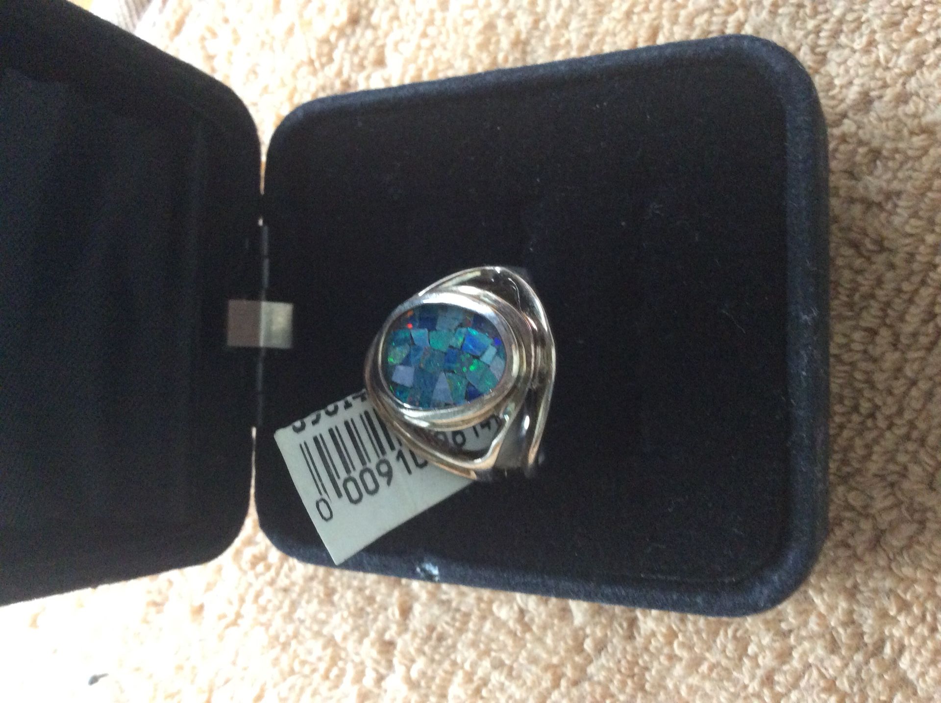 Sterling silver turquoise ring