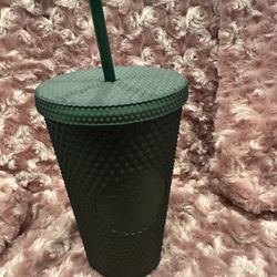 Grande Dark Green Studded Starbucks Cup