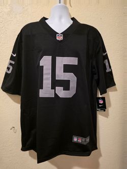 New Mens Raiders Mendoza #15 Black Jerseys Stitched