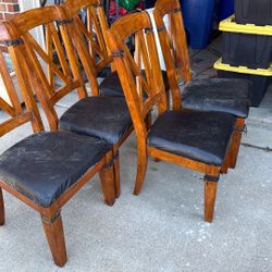 Very heavy table,5 chair.