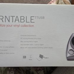 New Inbox Ion USB Turntable Vinyl Record Converter