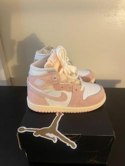 Air Jordan 1 Mid Toddler Sneakers Pink White