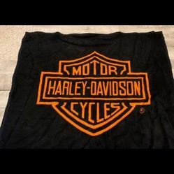 Harley Davidson Fleece Blanket