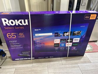 BRAND NEW 65 inch Roku tv. Free delivery