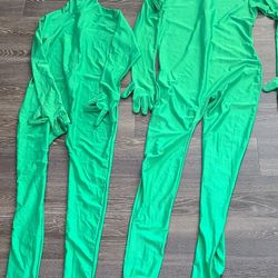 Green Alien Morphsuits