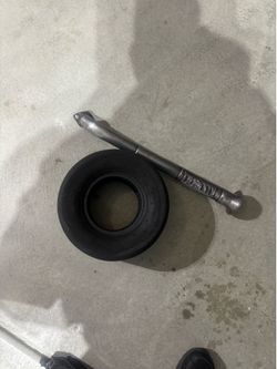 Mini bike pipe and tire