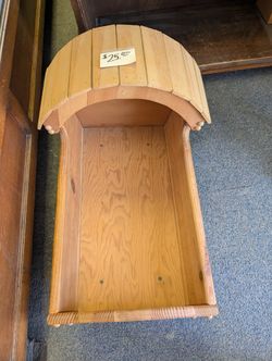 Wooden Cradle Rocker For Dolls