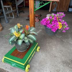 Antique Scale Flower Display