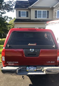 2010 crew cab Nissan Frontier truck cap. 2 years old,like new paid $1300.for sale $750 or best offer.{contact info removed}