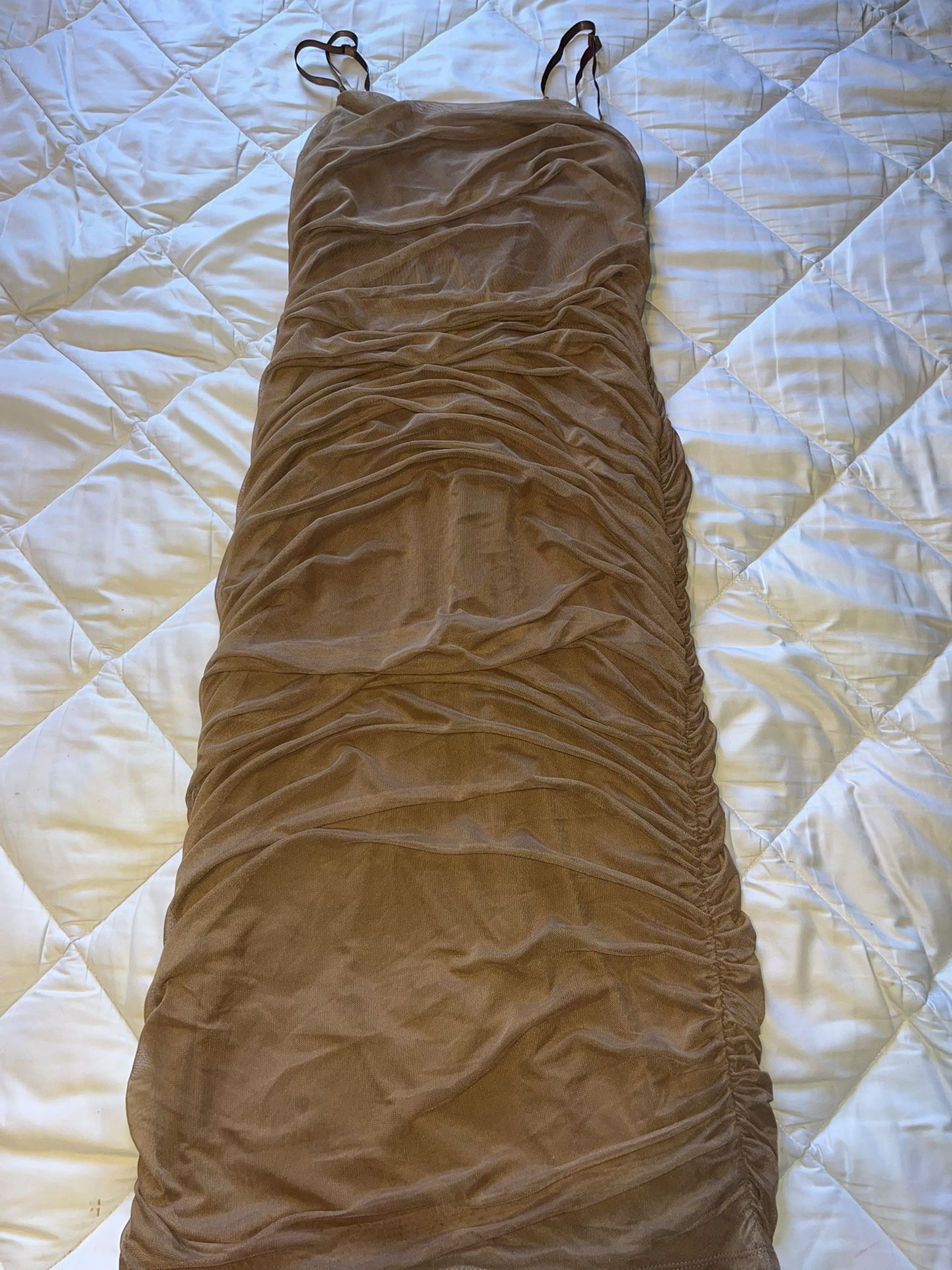 Women’s Size XL Brown Tan Party Dress