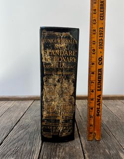 Antique Huge Dictionary - 1913 Funk & Wagnalls New Standard Dictionary