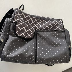 Banana fish Diaper Bag Back bag Grey