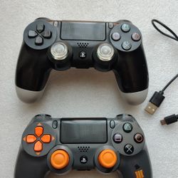 Two PS4 Controllers 