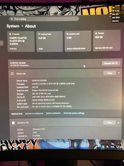 HP Gaming / Work PC – 1TB SSD + RX 550
