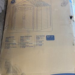 Suncast 7x7 Storage Shed 